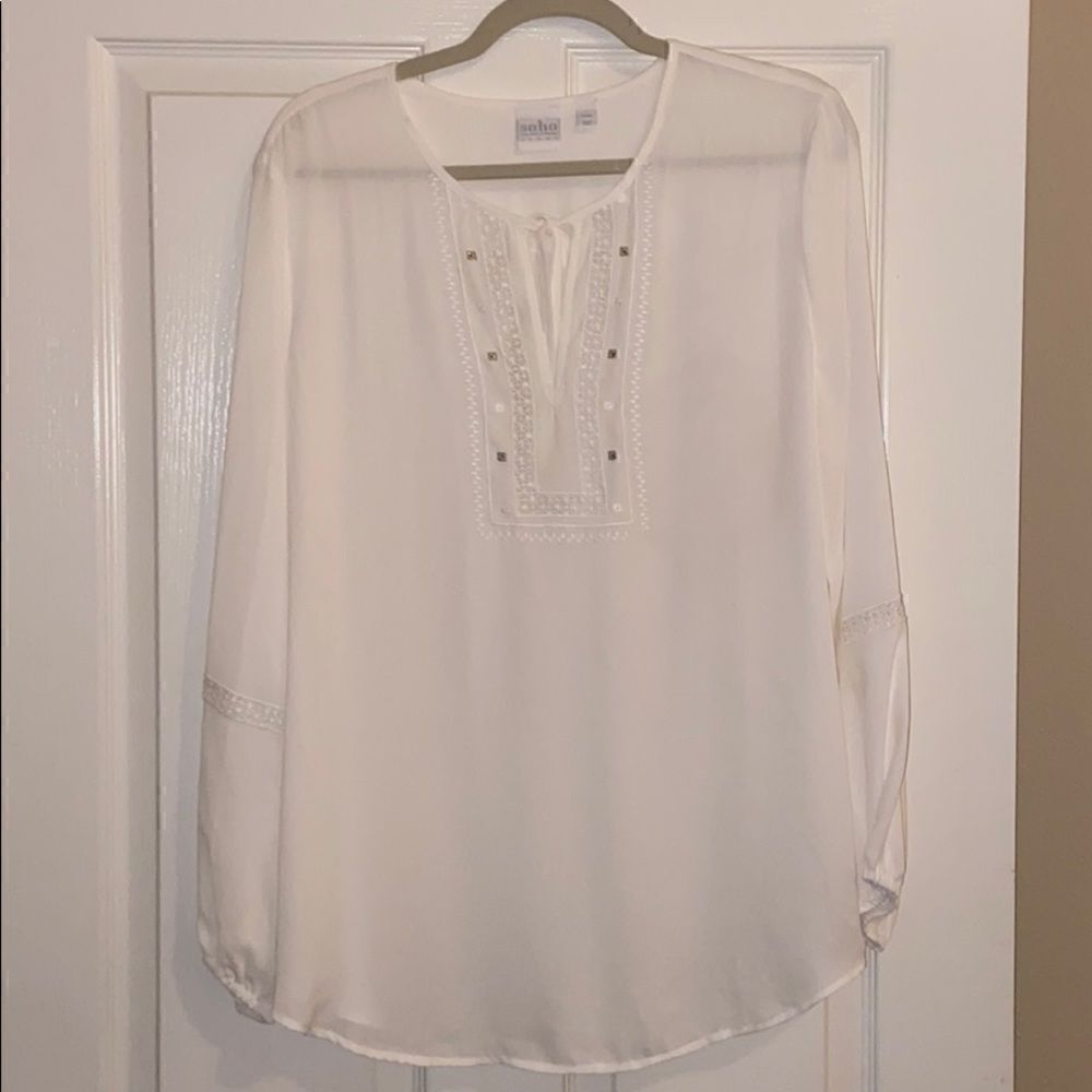 White tunic top 